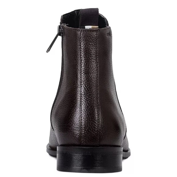 Hugo Boss BOSS by Hugo Boss Men\'s Colby Zip Boots, Dark Brown, Size 9 main image 8